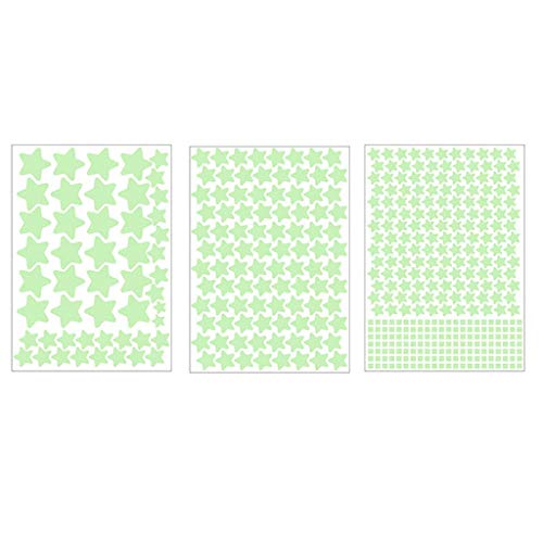 AMhomely 1 set Kleine Sterne Symbol Leuchtende Aufkleber Home Room Decor Art Vinyl Wandaufkleber DIY Abnehmbare nachtleuchtend Fluoreszierende Für Baby Kinder Kinderzimmer Home Decoration (A) von AMhomely