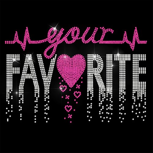 ANATTASOUL Bügeleisen Auf Strass Transfer Aufkleber Bügelaufkleber Ihr Favorit und Ihre Liebe Bügelbilder für Textilien Glitzer Strass Für Hut Tragetasche DIY Kunsthandwerk Geschenke ANATTASOUL Bügeleisen Auf Strass Transfer Aufkleber Bügelaufkleber Ihr Favorit und Ihre Liebe Bügelbilder für Textilien Glitzer Strass Für Hut Tragetasche DIY Kunsthandwerk Geschenke von ANATTASOUL