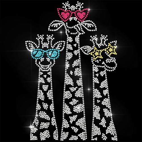 ANATTASOUL Bügeleisen Auf Strass Transfer Aufkleber Bügelaufkleber Lustige Giraffe Bügelbilder für Textilien Glitzer Strass Für Kleidung Hut Tragetasche DIY Kunsthandwerk Geschenke Festival ANATTASOUL Bügeleisen Auf Strass Transfer Aufkleber Bügelaufkleber Lustige Giraffe Bügelbilder für Textilien Glitzer Strass Für Kleidung Hut Tragetasche DIY Kunsthandwerk Geschenke Festival von ANATTASOUL