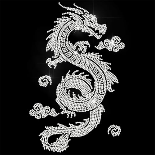 ANATTASOUL Bügeleisen Auf Strass Transfer Aufkleber Bügelaufkleber Orientalischer Drache Bügelbilder für Textilien Glitzer Strass Für Kleidung Hut Tragetasche DIY Kunsthandwerk Geschenke Festival ANATTASOUL Bügeleisen Auf Strass Transfer Aufkleber Bügelaufkleber Orientalischer Drache Bügelbilder für Textilien Glitzer Strass Für Kleidung Hut Tragetasche DIY Kunsthandwerk Geschenke Festival von ANATTASOUL