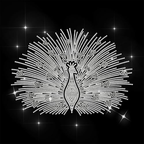 ANATTASOUL Bügeleisen Auf Strass Transfer Aufkleber Bügelaufkleber Pfau Bügelbilder für Textilien Glitzer Strass Für Kleidung Hut Tragetasche DIY Kunsthandwerk Geschenke Festival ANATTASOUL Bügeleisen Auf Strass Transfer Aufkleber Bügelaufkleber Pfau Bügelbilder für Textilien Glitzer Strass Für Kleidung Hut Tragetasche DIY Kunsthandwerk Geschenke Festival von ANATTASOUL