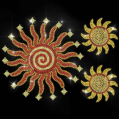 ANATTASOUL Bügeleisen Auf Strass Transfer Aufkleber Bügelaufkleber Sonne Bügelbilder für Textilien Glitzer Strass Für Kleidung Hut Tragetasche DIY Kunsthandwerk Geschenke Festival ANATTASOUL Bügeleisen Auf Strass Transfer Aufkleber Bügelaufkleber Sonne Bügelbilder für Textilien Glitzer Strass Für Kleidung Hut Tragetasche DIY Kunsthandwerk Geschenke Festival von ANATTASOUL