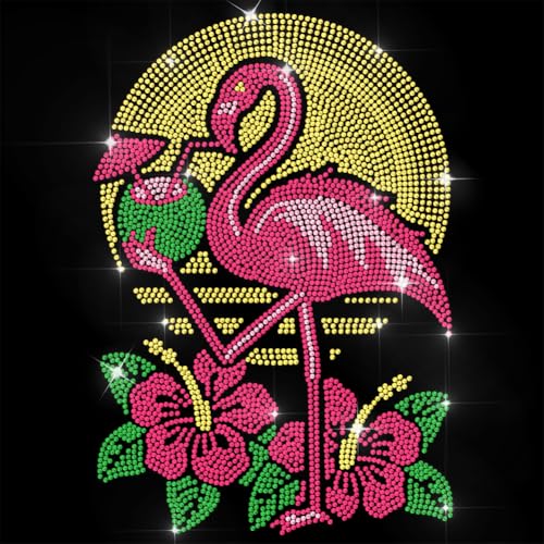 ANATTASOUL Bügeleisen Auf Strass Transfer Aufkleber Bügelaufkleber Tropischer Flamingo Bügelbilder für Textilien Glitzer Strass Für Kleidung Hut Tragetasche DIY Kunsthandwerk Geschenke Festival ANATTASOUL Bügeleisen Auf Strass Transfer Aufkleber Bügelaufkleber Tropischer Flamingo Bügelbilder für Textilien Glitzer Strass Für Kleidung Hut Tragetasche DIY Kunsthandwerk Geschenke Festival von ANATTASOUL
