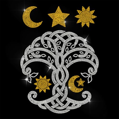 ANATTASOUL Bügeleisen Auf Strass Transfer Aufkleber Kristall Bügelaufkleber Baum des Lebens Hotfix Bling Strass Patch Für Kleidung Hut Tragetasche DIY Kunsthandwerk Geschenke Festival ANATTASOUL Bügeleisen Auf Strass Transfer Aufkleber Kristall Bügelaufkleber Baum des Lebens Hotfix Bling Strass Patch Für Kleidung Hut Tragetasche DIY Kunsthandwerk Geschenke Festival von ANATTASOUL