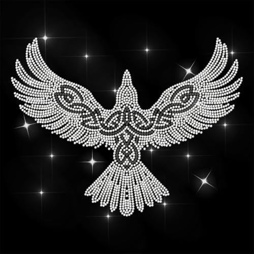 ANATTASOUL Bügeleisen Auf Strass Transfer Aufkleber Kristall Bügelaufkleber Krähe Bling Strass-Bügelmotiv Patch Für Kleidung Hut Tragetasche DIY Kunsthandwerk Geschenke Festival ANATTASOUL Bügeleisen Auf Strass Transfer Aufkleber Kristall Bügelaufkleber Krähe Bling Strass-Bügelmotiv Patch Für Kleidung Hut Tragetasche DIY Kunsthandwerk Geschenke Festival von ANATTASOUL