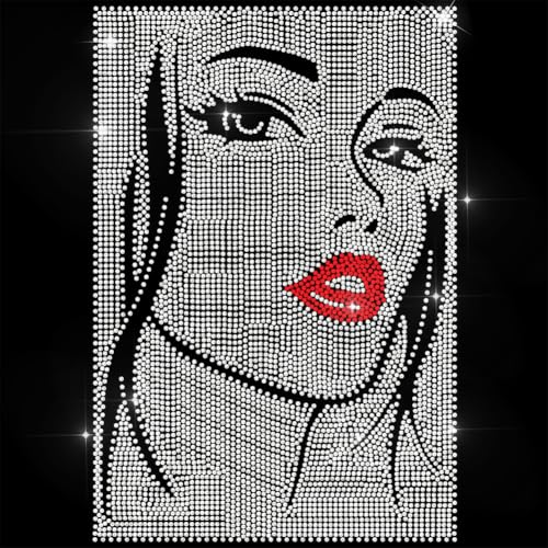 ANATTASOUL Bügeleisen Auf Strass Transfer Aufkleber Kristall Bügelaufkleber Mädchen Strass Patch Für Kleidung Hut Tragetasche DIY Kunsthandwerk Geschenke Festival ANATTASOUL Bügeleisen Auf Strass Transfer Aufkleber Kristall Bügelaufkleber Mädchen Strass Patch Für Kleidung Hut Tragetasche DIY Kunsthandwerk Geschenke Festival von ANATTASOUL
