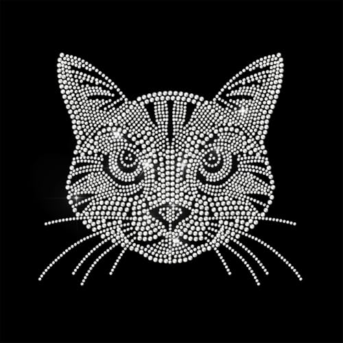 ANATTASOUL Bügeleisen Auf Strass Transfer Aufkleber Bügelaufkleber Realistische Katze Bügelbilder für Textilien Glitzer Strass Für Kleidung Hut Tragetasche DIY Kunsthandwerk Geschenke Festival ANATTASOUL Bügeleisen Auf Strass Transfer Aufkleber Bügelaufkleber Realistische Katze Bügelbilder für Textilien Glitzer Strass Für Kleidung Hut Tragetasche DIY Kunsthandwerk Geschenke Festival von ANATTASOUL