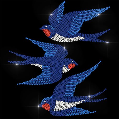 ANATTASOUL Bügeleisen Auf Strass Transfer Aufkleber Kristall Bügelaufkleber Schwalbe Hotfix Bling Strass Patch Für Kleidung Hut Tragetasche DIY Kunsthandwerk Geschenke Festival ANATTASOUL Bügeleisen Auf Strass Transfer Aufkleber Kristall Bügelaufkleber Schwalbe Hotfix Bling Strass Patch Für Kleidung Hut Tragetasche DIY Kunsthandwerk Geschenke Festival von ANATTASOUL