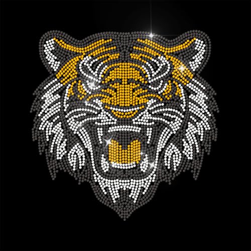 ANATTASOUL Bügeleisen Auf Strass Transfer Aufkleber Kristall Bügelaufkleber Tiger Hotfix Bling Strass Patch Für Kleidung Hut Tragetasche DIY Kunsthandwerk Geschenke Festival ANATTASOUL Bügeleisen Auf Strass Transfer Aufkleber Kristall Bügelaufkleber Tiger Hotfix Bling Strass Patch Für Kleidung Hut Tragetasche DIY Kunsthandwerk Geschenke Festival von ANATTASOUL