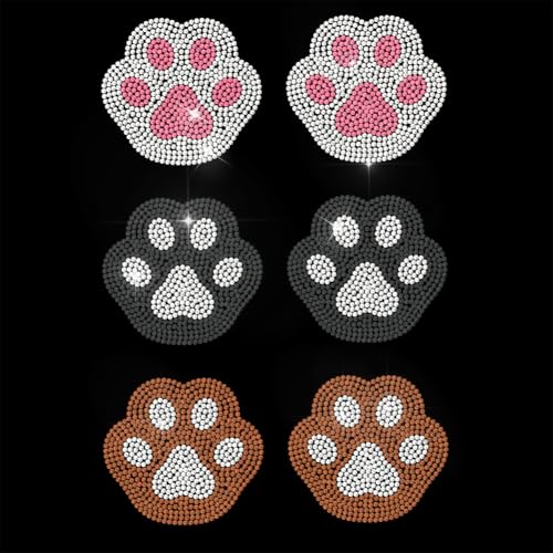 ANATTASOUL Strass-Aufkleber zum Aufbügeln, Hotfix-Transfer-Aufkleber, Katzenpfoten-Aufkleber, Diamant-Patches, Kleidung, Reparaturapplikationen für Jeans, Jacken, T-Shirts, Hosen, Taschen, Kleidung ANATTASOUL Strass-Aufkleber zum Aufbügeln, Hotfix-Transfer-Aufkleber, Katzenpfoten-Aufkleber, Diamant-Patches, Kleidung, Reparaturapplikationen für Jeans, Jacken, T-Shirts, Hosen, Taschen, Kleidung von ANATTASOUL