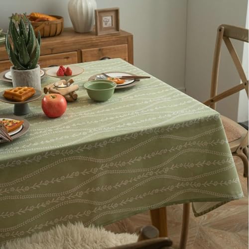 ANAZOZ 100x140 cm Tischdecken Rechteckig, Tischtuch Abwaschbare für Landhaus Leinen Tischdecke mit Blumenmuster ANAZOZ 100x140 cm Tischdecken Rechteckig, Tischtuch Abwaschbare für Landhaus Leinen Tischdecke mit Blumenmuster von ANAZOZ