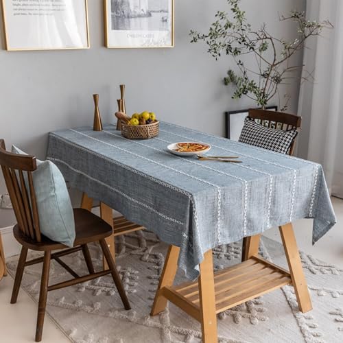 ANAZOZ Tischdecke Rechteckig Abwaschbar 135x240cm, Tischdecken Polyester Tischdecke für Esstisch Einfarbig Grauer Jacquard ANAZOZ Tischdecke Rechteckig Abwaschbar 135x240cm, Tischdecken Polyester Tischdecke für Esstisch Einfarbig Grauer Jacquard von ANAZOZ