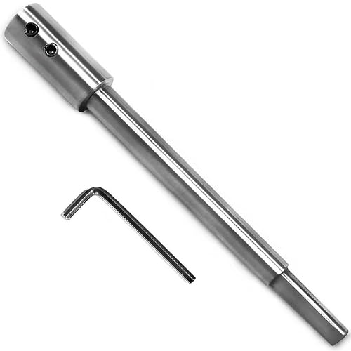 169mm Verlängerung Bohrer Verlängerung für Forstnerbohrer mit 3/8"-schaft, Bohrerverlängerung für Flachfräsbohrer, Verlängerung Extra Lang für Besonders Tiefe Lochfräsungen und Durchbrüche von ANBOO