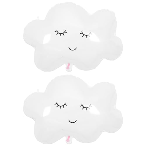 ANCLLO 2 Stück weiße Wolkenballon Folienballons für Geburtstagsparty ANCLLO 2 Stück weiße Wolkenballon Folienballons für Geburtstagsparty von ANCLLO