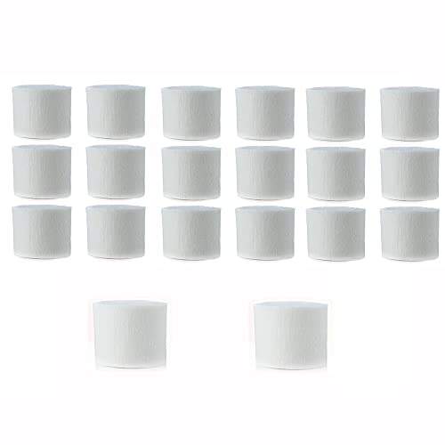 ANCLLO 20 Rollen 3,5 cm x 10 m Krepppapier Party Luftschlangen Hintergrund hängende Dekorationen für Geburtstagsparty, Hochzeit und Festival Dekorationen, weiß ANCLLO 20 Rollen 3,5 cm x 10 m Krepppapier Party Luftschlangen Hintergrund hängende Dekorationen für Geburtstagsparty, Hochzeit und Festival Dekorationen, weiß von ANCLLO