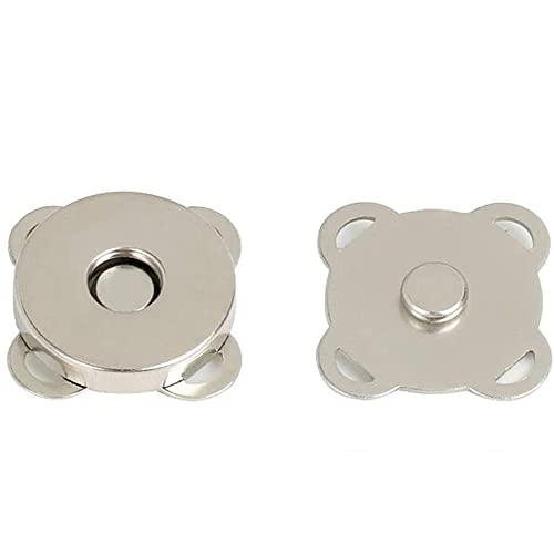 ANCLLO Druckknöpfe, 18 mm, magnetisch, Pflaumenblütenmotiv, ideal für Kleidern Blusen Handwerk DIY, Handtaschen, Taschen, Kleidung, silberfarben, 20 Sets ANCLLO Druckknöpfe, 18 mm, magnetisch, Pflaumenblütenmotiv, ideal für Kleidern Blusen Handwerk DIY, Handtaschen, Taschen, Kleidung, silberfarben, 20 Sets von ANCLLO