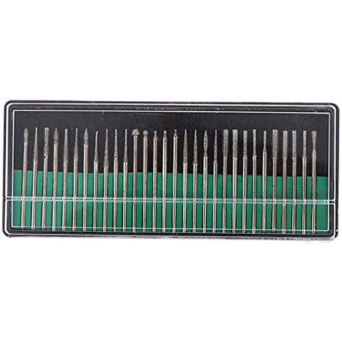 ANCLLO Titanbeschichtete Diamant-Frässtifte, Multifunktionswerkzeuge 30-teiliges Set, 3 mm, Diamant-Gravur, Zubehör, Fräs-Bit,Edelsteine, für die Befestigung von Handwerkern, Drehwerkzeug ANCLLO Titanbeschichtete Diamant-Frässtifte, Multifunktionswerkzeuge 30-teiliges Set, 3 mm, Diamant-Gravur, Zubehör, Fräs-Bit,Edelsteine, für die Befestigung von Handwerkern, Drehwerkzeug von ANCLLO