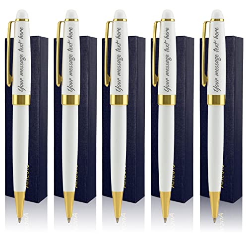 ANCOLOFIS Personalisierte Business-Kugelschreiber – hochwertige Stifte, Metallgehäuse, kein Kunststoff, Gravur mit Ihrem Namen/Ihrer Nachricht, Executive-Geschenk für jeden Anlass ANCOLOFIS Personalisierte Business-Kugelschreiber – hochwertige Stifte, Metallgehäuse, kein Kunststoff, Gravur mit Ihrem Namen/Ihrer Nachricht, Executive-Geschenk für jeden Anlass von ANCOLOFIS