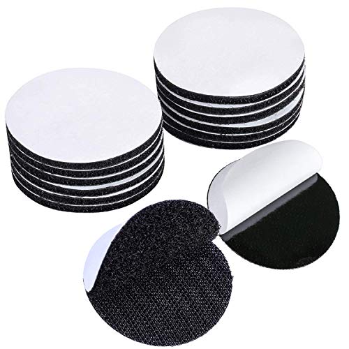 ANDERK 10 Paare Rund 5cm Klettband Selbstklebend Extra Stark Klettverschluss Selbstklebend, Schwarz ANDERK 10 Paare Rund 5cm Klettband Selbstklebend Extra Stark Klettverschluss Selbstklebend, Schwarz von ANDERK