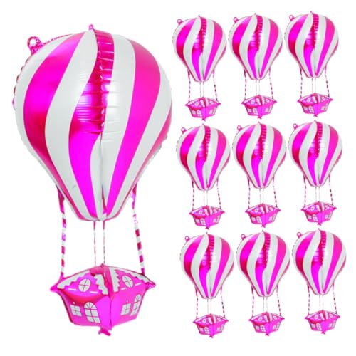 ANDRESLAD 10 Stück Aluminiumfolie Heißluftballon Luftballons mit Metallglanz Wiederverwendbar für Geburtstagsfeier Shower Partydekoration Fotorealistisches Partygadget ANDRESLAD 10 Stück Aluminiumfolie Heißluftballon Luftballons mit Metallglanz Wiederverwendbar für Geburtstagsfeier Shower Partydekoration Fotorealistisches Partygadget von ANDRESLAD