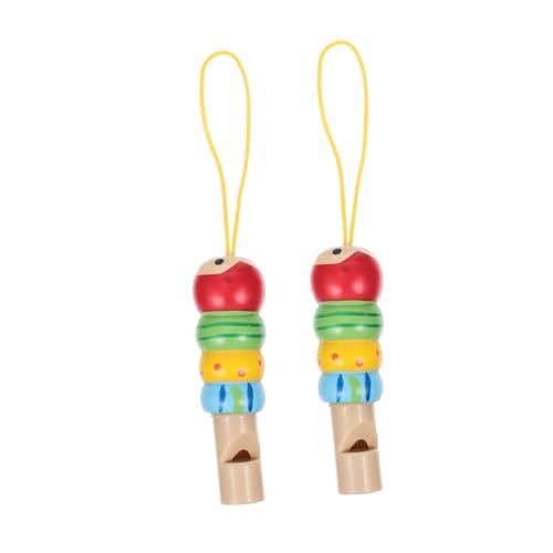 ANDRESLAD 2 Stück Holzpfeife Musikinstrumente aus Holz mit Süßem Design und Lanyard Sicherer Greifspaß Atmung und Mundmotorik Lernspielzeug für Kleinkinder und Junge Mädchen ANDRESLAD 2 Stück Holzpfeife Musikinstrumente aus Holz mit Süßem Design und Lanyard Sicherer Greifspaß Atmung und Mundmotorik Lernspielzeug für Kleinkinder und Junge Mädchen von ANDRESLAD