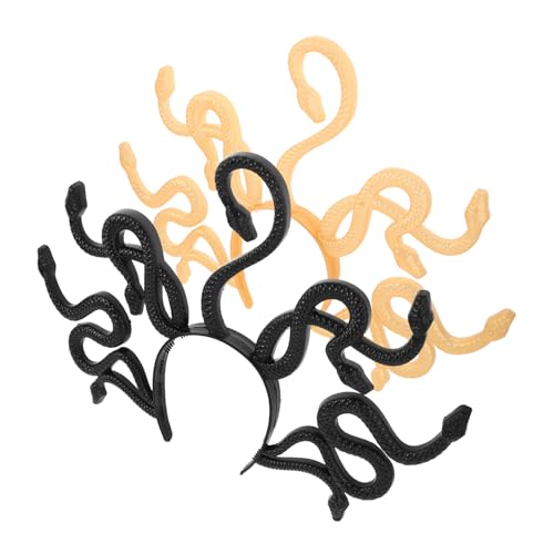 ANDRESLAD 2 Stück Teiliges Schlangen Stirnband für Frauen Halloween Party Cosplay Kostüm Zubehör Flexibler Leichter Kopfband mit Realistischem Schlangendesign Medusa Inspiriert Auffälliges ANDRESLAD 2 Stück Teiliges Schlangen Stirnband für Frauen Halloween Party Cosplay Kostüm Zubehör Flexibler Leichter Kopfband mit Realistischem Schlangendesign Medusa Inspiriert Auffälliges von ANDRESLAD