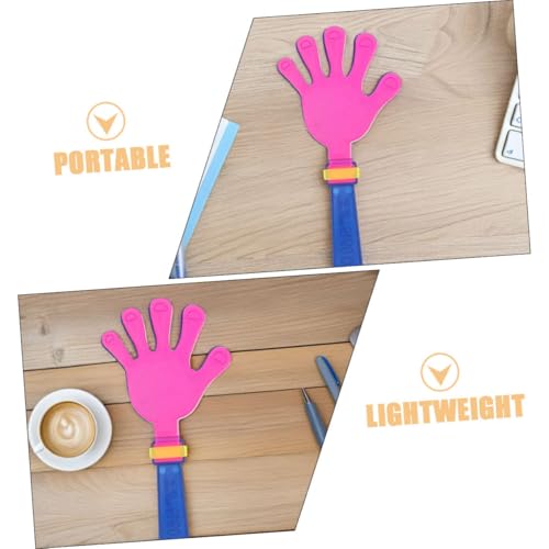 ANDRESLAD 24 Stück Teiliges Bunte Handklatscher Kunststoff Laute Krachmacher für Sportveranstaltungen Partys Feiern Geburtstagsgeschenke Leicht Tragbar Robust Langlebig von ANDRESLAD