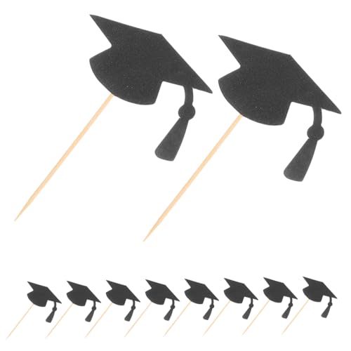 ANDRESLAD 24 Stück Teiliges Graduation Cake Topper Abschluss Mützen Cupcake Topper Einfache Anwendung Vielseitig für Kuchen Aller Einzigartige Abschlussfeier Dekoration für Schule und Party ANDRESLAD 24 Stück Teiliges Graduation Cake Topper Abschluss Mützen Cupcake Topper Einfache Anwendung Vielseitig für Kuchen Aller Einzigartige Abschlussfeier Dekoration für Schule und Party von ANDRESLAD