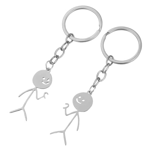 ANDRESLAD 2Stücke Herz Schlüsselanhänger für Romantische Doodle Schlüsselketten für Valentinstag Hochzeit und Jahrestage für Partner ANDRESLAD 2Stücke Herz Schlüsselanhänger für Romantische Doodle Schlüsselketten für Valentinstag Hochzeit und Jahrestage für Partner von ANDRESLAD