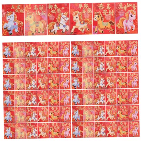 ANDRESLAD 300 Stk. Chinesische Neujahr Rote Umschläge Jahr Des Pferdes Kreative Hong Bao mit Einzigartigen Pferdemustern für Frühlingsfest Hochzeit Geburtstag ANDRESLAD 300 Stk. Chinesische Neujahr Rote Umschläge Jahr Des Pferdes Kreative Hong Bao mit Einzigartigen Pferdemustern für Frühlingsfest Hochzeit Geburtstag von ANDRESLAD