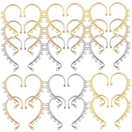 ANDRESLAD 30Stücke Ohrwickel für Ohrschmuck DIY Ohrhaken Zubehör für Durchstochene für Individuelles Basteln an Schmuckliebhaber ANDRESLAD 30Stücke Ohrwickel für Ohrschmuck DIY Ohrhaken Zubehör für Durchstochene für Individuelles Basteln an Schmuckliebhaber von ANDRESLAD