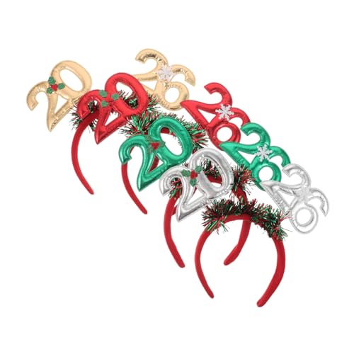 ANDRESLAD 4 Stück Teiliges Year S Party Haarband Glitzerndes Stirnband mit Bunten Zahlen Leichtes Festliche Kopfbedeckung für Silvester und Weihnachtsfeiern Vielseitiges Party-accessoire ANDRESLAD 4 Stück Teiliges Year S Party Haarband Glitzerndes Stirnband mit Bunten Zahlen Leichtes Festliche Kopfbedeckung für Silvester und Weihnachtsfeiern Vielseitiges Party-accessoire von ANDRESLAD