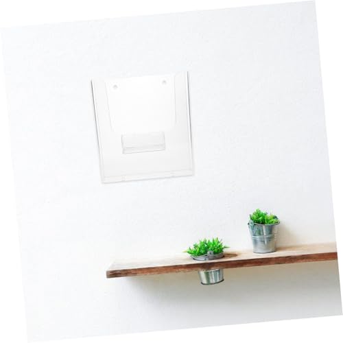 ANDRESLAD Acryl Wandhalterung Dokumentenhalter Wandorganizer für Büro Wandmontage Transparent Kartenhalter Prospektständer für Broschüren und Visitenkarten Organizer von ANDRESLAD