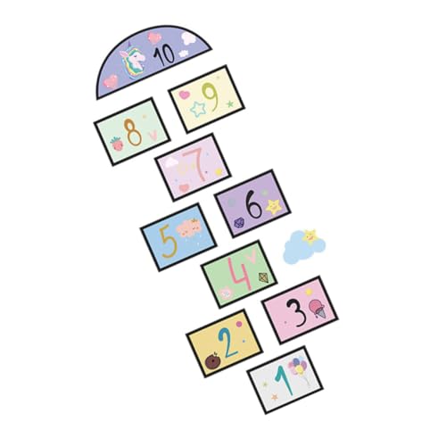 ANDRESLAD Bodenaufkleber Zahlen Cartoon Ablösbar Rutschfest Kinderzimmer Dekor Junge Mädchen Hopse Spielteppich Sticker Spielerisch Lernen ANDRESLAD Bodenaufkleber Zahlen Cartoon Ablösbar Rutschfest Kinderzimmer Dekor Junge Mädchen Hopse Spielteppich Sticker Spielerisch Lernen von ANDRESLAD