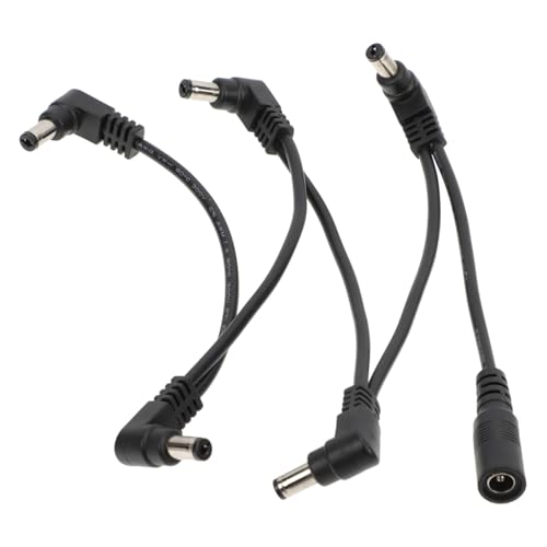 ANDRESLAD Effektgerät Netzanschlusskabel Block für Gitarren pedale Langlebiges Verschleißfestes Instrumenten stromkabel Niedrige Betriebstemperatur Klarer Sound Praktische Versorgung für von ANDRESLAD