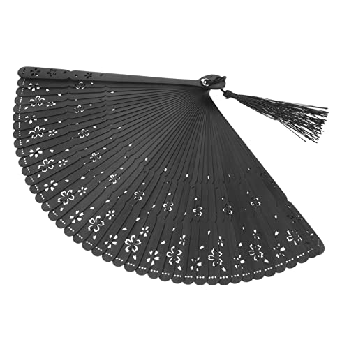 ANDRESLAD Faltfächer Chinesischer Stil Handfächer mit Quaste Eleganter Handventilator für Tanz Partys und Dekoration Filigranen Mustern ANDRESLAD Faltfächer Chinesischer Stil Handfächer mit Quaste Eleganter Handventilator für Tanz Partys und Dekoration Filigranen Mustern von ANDRESLAD