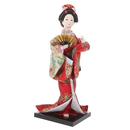 ANDRESLAD Handgefertigte Geisha Puppe aus Seide Japanische Kimono Dekoration für Schreibtisch Einzigartiges Kunsthandwerk Stilvolles Wohnaccessoire für Kunstliebhaber ANDRESLAD Handgefertigte Geisha Puppe aus Seide Japanische Kimono Dekoration für Schreibtisch Einzigartiges Kunsthandwerk Stilvolles Wohnaccessoire für Kunstliebhaber von ANDRESLAD