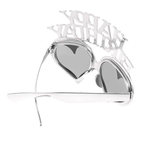 ANDRESLAD Happy Birthday Brille Herzform Partybrille Erwachsene Kreative Fotorequisite Leichte Pc-materialien Bunte Geburtstagsfeier Brille für Familie und Freunde ANDRESLAD Happy Birthday Brille Herzform Partybrille Erwachsene Kreative Fotorequisite Leichte Pc-materialien Bunte Geburtstagsfeier Brille für Familie und Freunde von ANDRESLAD