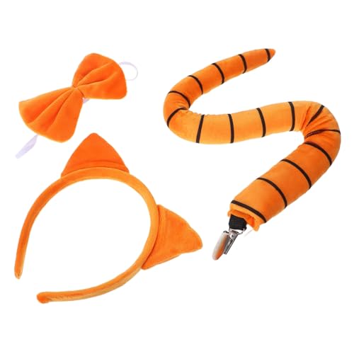 ANDRESLAD Katzenkostüm Set mit Verstellbarem Katzenohren Stirnband und Katzenschwanz aus Weichem Kunstpelz für Fasching Karneval Bühnenauftritte und Rollenspiele ANDRESLAD Katzenkostüm Set mit Verstellbarem Katzenohren Stirnband und Katzenschwanz aus Weichem Kunstpelz für Fasching Karneval Bühnenauftritte und Rollenspiele von ANDRESLAD