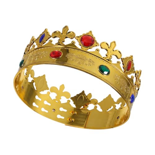 ANDRESLAD Königskrone Cosplay Haarreif Leicht und Bequem Halloween Party Kopfschmuck für Dekorative Krone für Fasching und Bühnenauftritte ANDRESLAD Königskrone Cosplay Haarreif Leicht und Bequem Halloween Party Kopfschmuck für Dekorative Krone für Fasching und Bühnenauftritte von ANDRESLAD