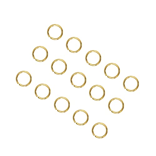 ANDRESLAD Schlüsselanhänger Taschenschnalle Feder-schlüsselanhänger 200 Stück 9 X 6 Mm Goldener Geteilter Kreis Edelstahl-schlüsselring ANDRESLAD Schlüsselanhänger Taschenschnalle Feder-schlüsselanhänger 200 Stück 9 X 6 Mm Goldener Geteilter Kreis Edelstahl-schlüsselring von ANDRESLAD