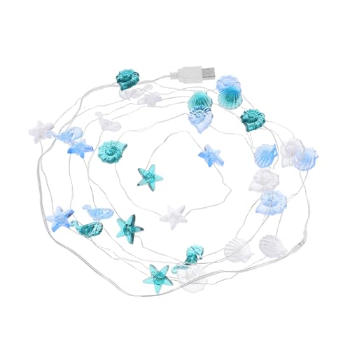 ANDRESLAD themen LED Lichterkette Leds USB Aufladbar Dekoration mit Seestern Muschel für Innenräume Warmweiß Stimmungsvolle Beleuchtung ANDRESLAD themen LED Lichterkette Leds USB Aufladbar Dekoration mit Seestern Muschel für Innenräume Warmweiß Stimmungsvolle Beleuchtung von ANDRESLAD