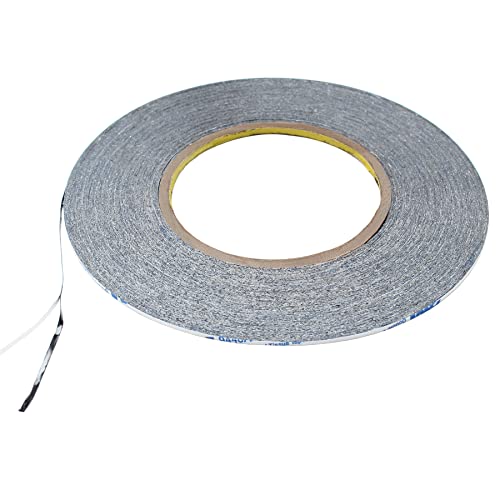 ANDSHUAI 2mm Doppelseitiges Klebeband,Stark klebend Tape,Doppelseitig band extra stark,Doppelseitige Klebebänder,für Smartphone,Tablet Reparatur,Metalle,Kunststoff,DIY,Stark klebend,1 Rolle 50m von ANDSHUAI