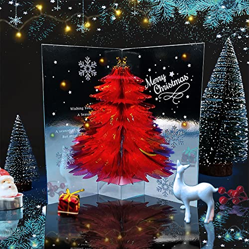 3D Grußkarte Pop Up Weihnachtskarte Kristall Weihnachtsbaum Tannenbaum Geschenkkarte Dreidimensional Karten Weihnachten Grußkarte Klappkarten mit Umschlag Rot 3D Grußkarte Pop Up Weihnachtskarte Kristall Weihnachtsbaum Tannenbaum Geschenkkarte Dreidimensional Karten Weihnachten Grußkarte Klappkarten mit Umschlag Rot von ANEWISH