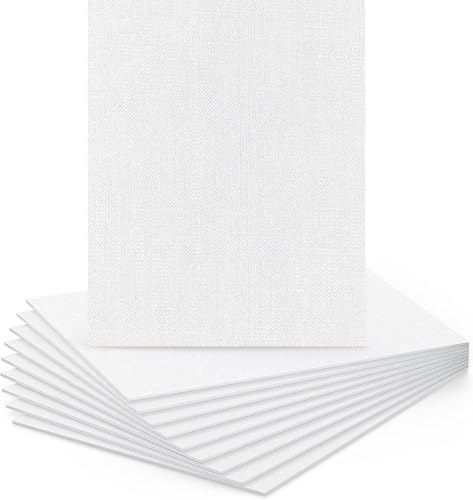 10 Packungen Leinwand zum Malen, 20 x 25 cm, Malleinwand, Baumwolle, säurefrei, blanko, für Acrylfarbe, Ölfarbe und Nasswasser-Kunstmedien, Hobby-Maler, Anfänger 10 Packungen Leinwand zum Malen, 20 x 25 cm, Malleinwand, Baumwolle, säurefrei, blanko, für Acrylfarbe, Ölfarbe und Nasswasser-Kunstmedien, Hobby-Maler, Anfänger von ANEWSERA