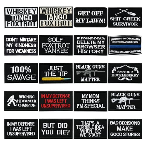 20 Stück BüGelflicken, Patches zum Aufbügeln, Flicken zum Aufbügeln, Bestickte Aufnäher, Bügel Patches Band Patch, Patch Personalisiert Aufnäher für Jacken, Jeans, Hosen, RucksäCke, Kleidung 20 Stück BüGelflicken, Patches zum Aufbügeln, Flicken zum Aufbügeln, Bestickte Aufnäher, Bügel Patches Band Patch, Patch Personalisiert Aufnäher für Jacken, Jeans, Hosen, RucksäCke, Kleidung von ANFUXT