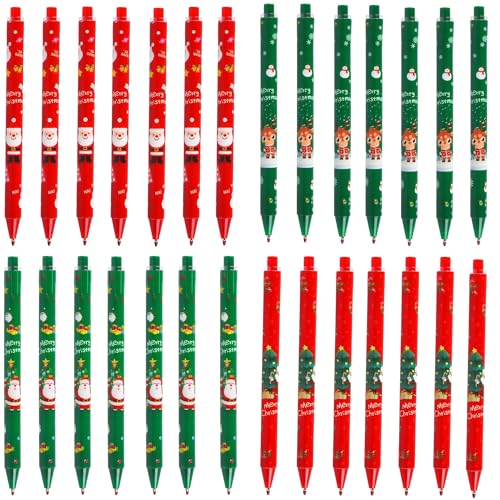 28 Stück Weihnachtsstift, Weihnachts Kugelschreiber, Farben-Kugelschreiber für Weihnachten, Weihnachtlicher Gelstift Neuheitsstifte, für Studenten Kinder Weihnachten Party Geschenke Bag Fillers 28 Stück Weihnachtsstift, Weihnachts Kugelschreiber, Farben-Kugelschreiber für Weihnachten, Weihnachtlicher Gelstift Neuheitsstifte, für Studenten Kinder Weihnachten Party Geschenke Bag Fillers von ANFUXT