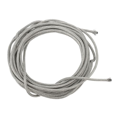 ANGGREK 22AWG -Gitarrendraht Geflochtenes Kabel 3 Meter Auskupferte Kupferabschirm für Sauberes Sound mit Effektivem Geräuschblockieren für Musiker Geeignet von ANGGREK