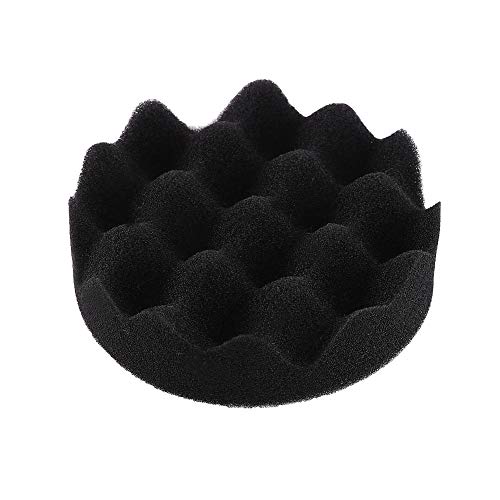 ANGGREK Autopolierpolster Buffing Pads Waxing Pads Professionelles Schwamm und Wollkit mit Klebstoff -Hintergrundkissen und Gewindebohrer -Adapter für Autopolierpuffer (3 in) von ANGGREK