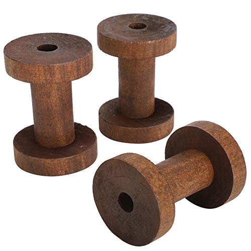Dunkelbraune Holzhandwerksspulen mit Einem Vintage -Look, 3PCS -Holzfadenspulen, Zylindrisches Design für Bequeme Lagerung, Mehrzweckverbrauch, Organisiertes Faden, Ausgezeichnetes Holz, Dunkelbraune Holzhandwerksspulen mit Einem Vintage -Look, 3PCS -Holzfadenspulen, Zylindrisches Design für Bequeme Lagerung, Mehrzweckverbrauch, Organisiertes Faden, Ausgezeichnetes Holz, von ANGGREK
